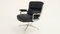 Black Leather ES 104 Swivel Lobby Chair by Charles & Ray Eames for Herman Miller, 1960 2