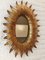 Gold Leaf Metal Mirror, 1950s, Image 3