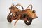 Handgefertigtes Harley Davidson Motorrad aus Holz, 1950er 4