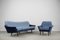 Set of Modernist Scandinavian Velvet Living Room Set by Holm Fabriker AB, 1960s, Image 5