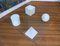 Metafora Coffee Table in White Marble by Massimo and Lella Vignelli for Casigliani 4