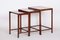 Czech Brown Nesting Tables by Halabala for Up Závody, 1930s, Set of 3 5