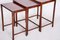 Czech Brown Nesting Tables by Halabala for Up Závody, 1930s, Set of 3 3