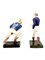 Rugby Players Sculptures by Willy Wuilleumier for G.A.M., France, 1940, Set of 2, Image 3