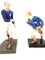 Rugby Players Sculptures by Willy Wuilleumier for G.A.M., France, 1940, Set of 2 7