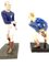 Rugby Players Sculptures by Willy Wuilleumier for G.A.M., France, 1940, Set of 2, Image 7