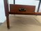Teak Coffee Table with Drawer and Brass Details, 1960s, Image 3