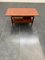 Teak Coffee Table with Drawer and Brass Details, 1960s 5