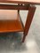 Teak Coffee Table with Drawer and Brass Details, 1960s 7