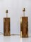 Mid-Century Monumental Table Lamps from Vereinigte Werkstätten, Germany, Set of 2, Image 3