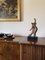 Escultura cubista Art Déco de madera, Pierrot & Colombine, años 40, Imagen 2