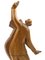 Escultura cubista Art Déco de madera, Pierrot & Colombine, años 40, Imagen 8