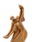 Art Deco Cubist Wooden Sculpture, Pierrot & Colombine, France, 1940s 7