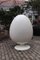 Vintage Space Age Blue and White Egg Chair, 1970s, Image 5