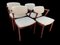 Modell 42 Esszimmerstühle aus Palisander von Kai Kristiansen, 4er Set 1