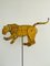 Large Antique Steel Tiger on Stand, India, Image 11