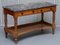 Victorian Marble Topped Satinwood Console or Writing Desk, 1880s 3