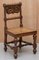 Hand Carved Walnut Gothic Revival Dining Chairs, 1840s, Set of 8 2