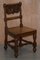 Hand Carved Walnut Gothic Revival Dining Chairs, 1840s, Set of 8 18