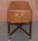 Military Campaign Style Console or Coffee Table with Hidden Radio, Tape & Record Player 10