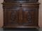 Dutch Hand-Carved Solid Oak Cupboard with Drawers 2