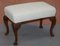 Fully Restored George III Style Hand Carved Bench or Stool with Lion's Paw Feet 3