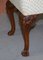 Fully Restored George III Style Hand Carved Bench or Stool with Lion's Paw Feet 16