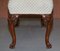 Fully Restored George III Style Hand Carved Bench or Stool with Lion's Paw Feet 12
