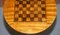 Victorian Walnut & Hardwood Chess Tripod Table with Inlay, Image 4