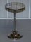 Vintage Chrome-Plated Side Tables on Solid Oak Bases, Set of 2, Image 2