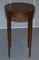 Victorian Sheraton Inlaid Oval Side Table in Walnut 13