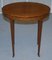 Victorian Sheraton Inlaid Oval Side Table in Walnut 2