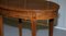 Viktorianischer Sheraton Intarsie Oval Beistelltisch aus Nussholz 11
