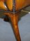 Sillas de comedor Chesterfield de cuero con patas en forma de garra. Juego de 6, Imagen 17