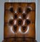 Leather Chesterfield Dining Chairs with Claw & Ball Feet, Set of 6 4