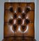 Leather Chesterfield Dining Chairs with Claw & Ball Feet, Set of 6, Image 4