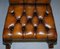Leather Chesterfield Dining Chairs with Claw & Ball Feet, Set of 6 6