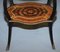 Tavolino Napoleone III a tre ripiani in legno e ottone, Immagine 10