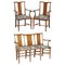 Tabard Bench & Armchairs in William Morris Upholstery by Richard Norman Shaw, Set of 3 1