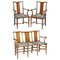 Tabard Bench & Armchairs in William Morris Upholstery by Richard Norman Shaw, Set of 3, Image 1