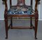 Tabard Bench & Armchairs in William Morris Upholstery by Richard Norman Shaw, Set of 3 8