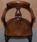 Eton College Victorian Walnut Captains Chairs, Set of 6 5