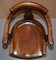 Eton College Victorian Walnut Captains Chairs, Set of 6, Image 10