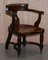 Eton College Victorian Walnut Captains Chairs, Set of 6 2