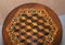 Victorian Hardwood Occasional Table with Geometric Marquetry Inlaid Wood Top 4