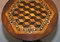 Victorian Hardwood Occasional Table with Geometric Marquetry Inlaid Wood Top 5