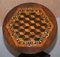 Victorian Hardwood Occasional Table with Geometric Marquetry Inlaid Wood Top 3