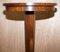 Victorian Hardwood Occasional Table with Geometric Marquetry Inlaid Wood Top 9