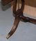 Large Extendable Occasional Games Table in Burr Walnut, Image 10