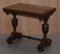 Dutch Hand-Carved Solid Oak Side Table 3